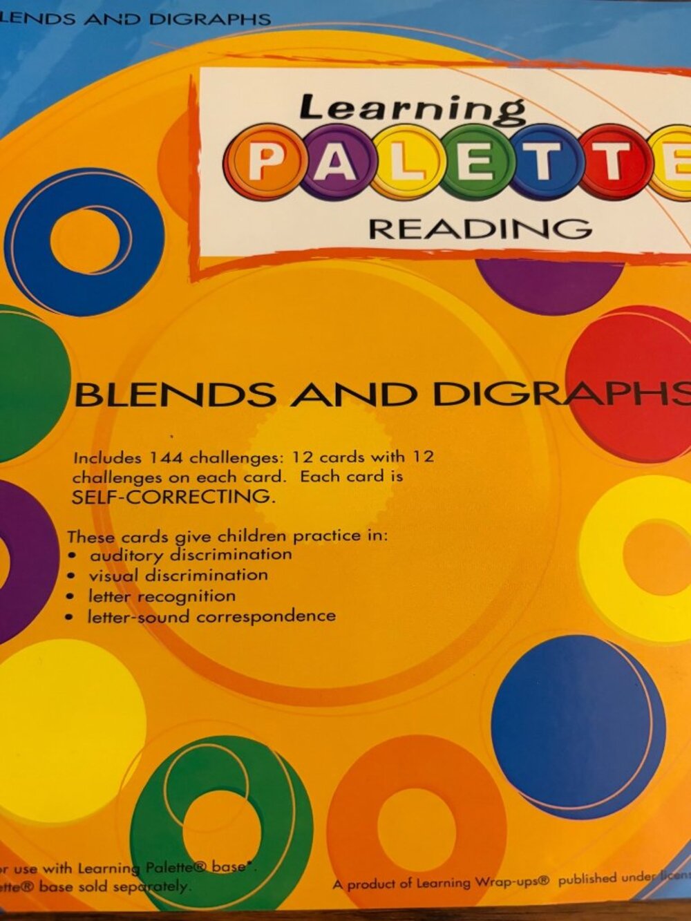Learning Palette Reading Set 2 Bases & 8 Card Packs Grades 1-2 Set B S3 - Picture 15 of 16